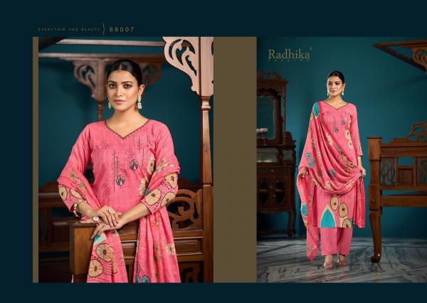 Radhika Azara Meera Cotton Digital Printed Dress Material